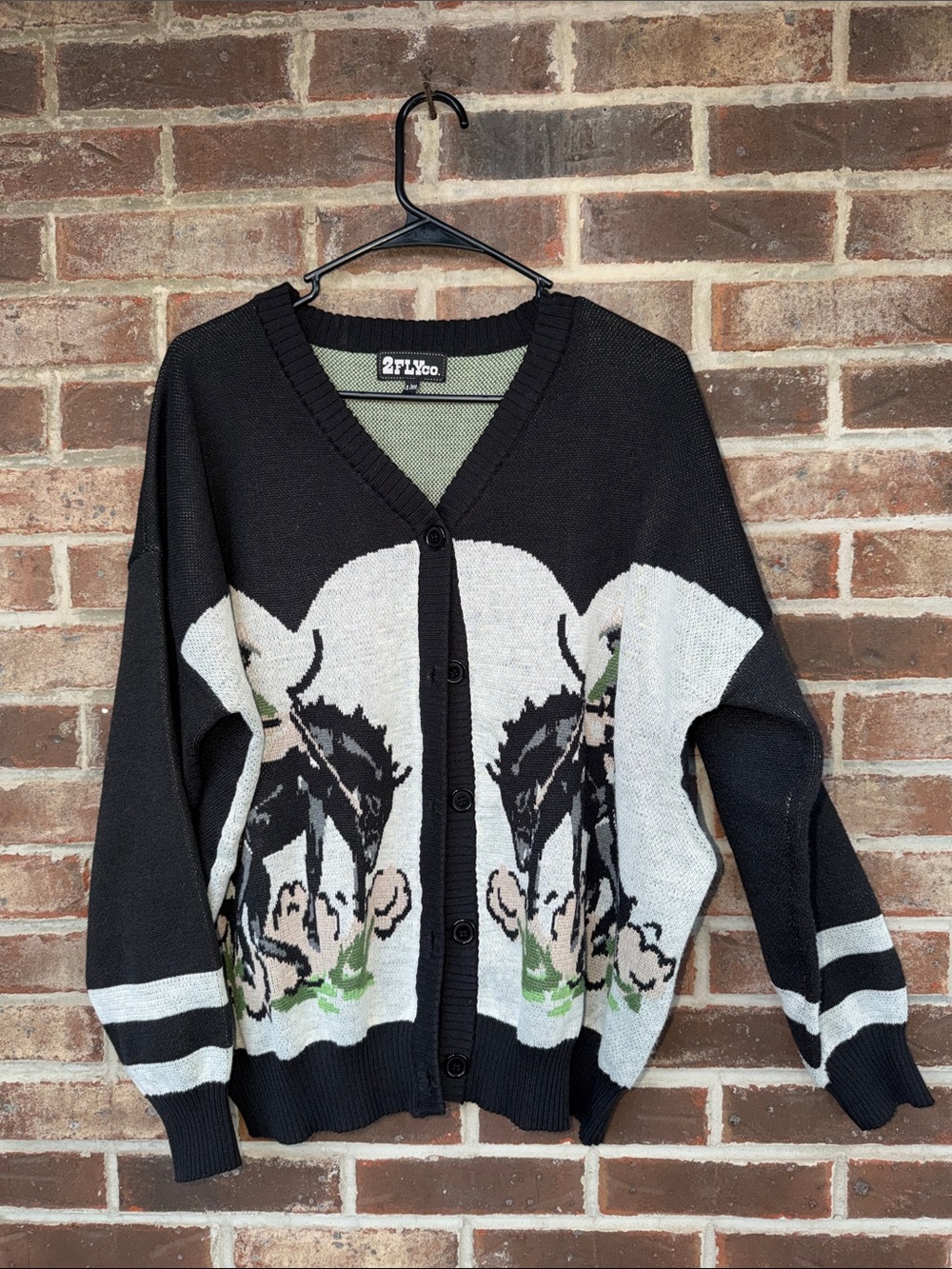 NWOT COWBOY V-Neck Button Cardigan Sweater